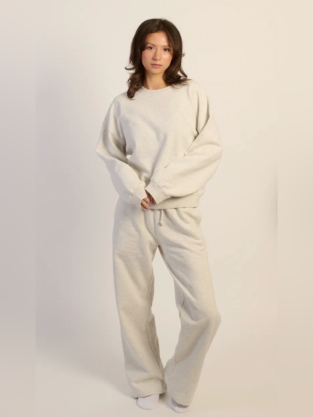 Harlow | Corinna | Cloud Cream | Relaxed | Crewneck Sweatshirt | Size S